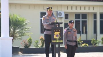 Kapolres Gayo Lues Pimpin Upacara PTDH Personel Sebagai Bentuk Ketegasan Penegakan Disiplin dan Kode Etik Polri