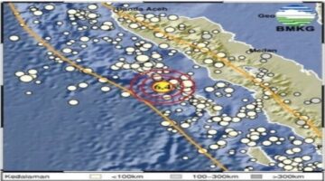 Gempabumi Tektonik M6,4 Sinabang, Aceh. BMKG: Gempa di Kedalaman 26 Kilometer 
