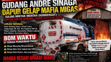 Aktivitas Penyulingan Minyak Mentah dan Dugaan Pengoplosan Solar Subsidi di Gudang Medan Labuhan Kian Terbuka, Nama Andre Sinaga Mencuat, Warga Resah dan Pertanyakan Sikap Aparat