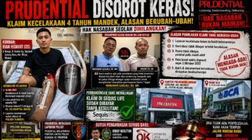 Diduga Permainkan Hak Nasabah, Prudential Kembali Disorot: Klaim Kecelakaan 4 Tahun Mandek, Alasan Berubah-Ubah Picu Kecurigaan Publik