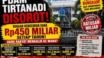 Fantastis! Dugaan Kebocoran Rp450 Miliar di PDAM Tirtanadi, Transparansi Dipertanyakan, Pejabat Bungkam