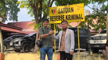 Ditemani Kuasa Hukum Dr. Selamat Widodo, Arif Rahman Hakim S.E. Lapor Pencurian dan Penadahan Sawit yang Telah Berlangsung Bertahun-tahun