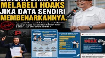 Dicap “Hoaks” di Awal, Diakui di Akhir? GEMPAR Pertanyakan Konsistensi Klarifikasi Pemkab Deli Serdang Soal Anggaran Makan dan Minum Rp38,5 Miliar