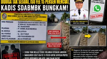 Diduga Tak Sesuai Spesifikasi, Proyek Jalan Rp1,4 Miliar di Deli Serdang Picu Pertanyaan soal Tender dan Dugaan Fee 15 Persen