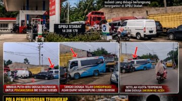 SPBU 14.208.179 Stabat Disorot, Dugaan Pengangsiran Bio Solar Subsidi dengan Barcode Berbeda-beda Terungkap dalam Investigasi