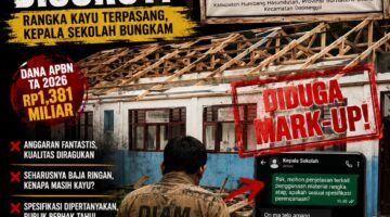 Revitalisasi SMP HKBP Doloksanggul Rp1,38 Miliar Dipertanyakan, Rangka Kayu Terpasang, Kepala Sekolah Pilih Lempar Konfirmasi
