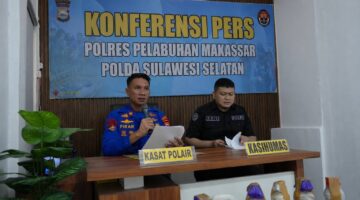 Dua Pelaku Pengeboman Ikan Diamankan, Satpolair Polres Pelabuhan Makassar Tegaskan Komitmen Jaga Ekosistem Laut