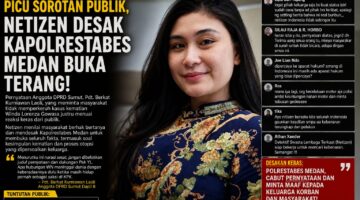 “Jangan Perkeruh!” Pernyataan DPRD Sumut Soal Winda Gowasa Justru Memantik Amarah Netizen, Kapolrestabes Medan Didesak Buka Fakta!