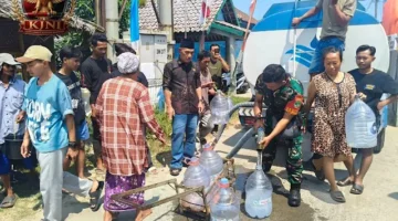 KJNI Kawal Bantuan Air Bersih ke Kampung Gunung Kidul, Warga Gunung Kaler Sambut Antusias